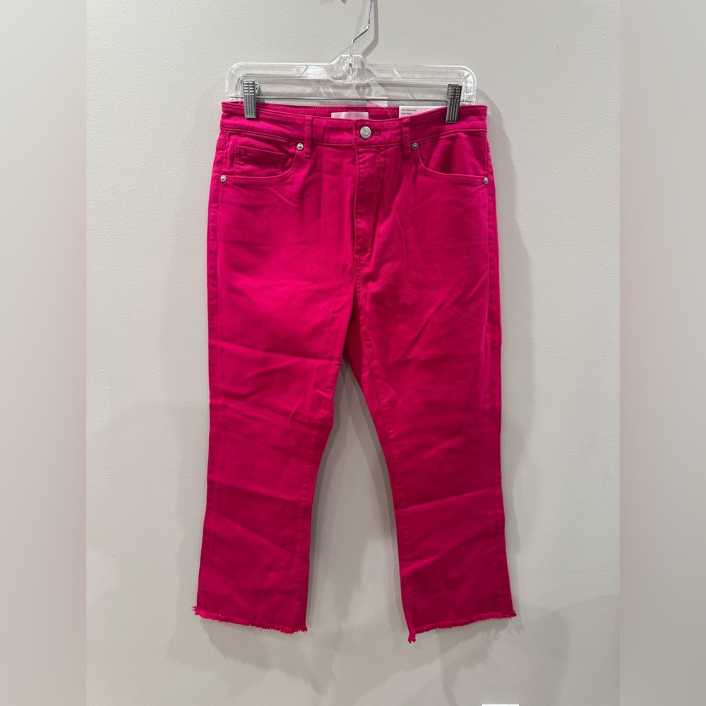 LOFT Fuchsia Ankle Jeans